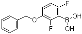 structure of CAS# 870718-07-3, (3-苄氧基-2,6-二氟苯基)硼酸