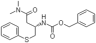CAS 登录号：870812-30-9, [(R)-4-(二甲基氨基)-4-氧代-1-(苯硫基)丁-2-基]氨基甲酸苄酯