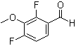 2,4-Difluoro-3-methoxybenzaldehyde molecular structure (CAS 870837-66-4)