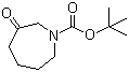 structure of CAS# 870842-23-2, 1-Boc-3-oxoazepane