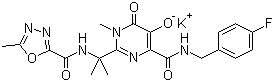 structure of CAS# 871038-72-1, Raltegravir potassium