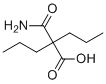 CAS 登录号：87113-24-4, 2-氨基甲酰-2-丙基戊酸