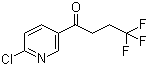 CAS 登录号：871252-59-4, 1-(6-氯-3-吡啶基)-4,4,4-三氟-1-丁酮