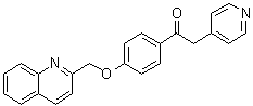 2-(Pyridin-4-yl)-1-[4-(quinolin-2-ylmethoxy)phenyl]ethanone molecular structure (CAS 871507-15-2)