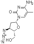 CAS # 87190-79-2, 3'-Azido-2',3'-dideoxy-5-methylcytidine, AzddMeC, CS 92