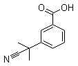 3-(2-Cyanopropan-2-yl)benzoic acid molecular structure (CAS 872091-00-4)