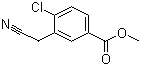 structure of CAS# 872091-83-3, Methyl 4-chloro-3-(cyanomethyl)benzoate