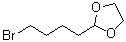2-(4-溴丁基)-1,3-二氧杂环戊烷分子结构 (CAS 87227-41-6)