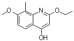 CAS # 872496-85-0, 2-Ethoxy-7-methoxy-8-methyl-4-quinolinol, 2-Ethoxy-7-methoxy-8-methylquinolin-4-ol