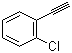 structure of CAS# 873-31-4, 2-Chlorophenylacetylene