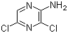 structure of CAS# 873-42-7, 2-Amino-3,5-dichloropyrazine