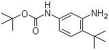 structure of CAS# 873055-92-6, tert-Butyl (3-amino-4-(tert-butyl)phenyl)carbamate