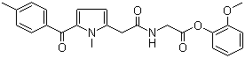 Amtolmetin guacil molecular structure (CAS 87344-06-7)