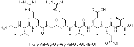 CAS # 873873-75-7, Glycyl-L-valyl-L-arginylglycyl-L-arginyl-L-valyl-L-alpha-glutamyl-L-alpha-glutamyl-L-isoleucine
