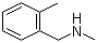 structure of CAS# 874-33-9, 2-Methyl-N-methylbenzylamine
