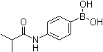 structure of CAS# 874219-50-8, [4-[(2-Methyl-1-oxopropyl)amino]phenyl]boronic acid