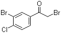 CAS # 87427-58-5, 2-Bromo-1-(3-bromo-4-chlorophenyl)ethanone