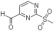2-Methylsulfonylpyrimidine-4-carboxaldehyde molecular structure (CAS 874279-27-3)