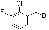 structure of CAS# 874285-19-5, 2-Chloro-3-fluorobenzyl bromide