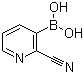 structure of CAS# 874290-88-7, 2-Cyanopyridine-3-boronic acid