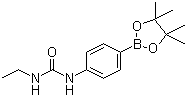 structure of CAS# 874291-00-6, 4-(3-Ethylureido)phenylboronic acid pinacol ester
