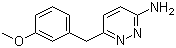 6-[(3-Methoxyphenyl)methyl]-3-pyridazinamine molecular structure (CAS 874338-91-7)