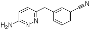 CAS # 874338-92-8, 3-[(6-Amino-3-pyridazinyl)methyl]benzonitrile