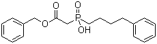 structure of CAS# 87460-09-1, Benzyl hydroxy(4-phenylbutyl)phosphinoylacetate
