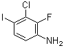 CAS # 874840-61-6, 3-Chloro-2-fluoro-4-iodobenzenamine