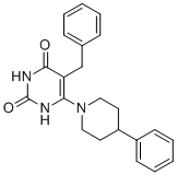 CAS 登录号：874961-08-7, 5-苄基-6-(4-苯基哌啶-1-基)-1H-嘧啶-2,4-二酮