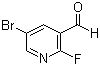 5-Bromo-2-fluoropyridine-3-carboxaldehyde molecular structure (CAS 875781-15-0)