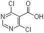 4,6-Dichloro-5-pyrimidinecarboxylic acid molecular structure (CAS 87600-98-4)