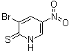 3-Bromo-5-nitro-2(1H)-pyridinethione molecular structure (CAS 876489-83-7)