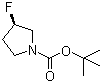 structure of CAS# 876617-25-3, tert-Butyl (3R)-3-fluoropyrrolidine-1-carboxylate