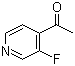 structure of CAS# 87674-21-3, 1-(3-Fluoro-4-pyridinyl)ethanone