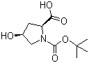 structure of CAS# 87691-27-8, N-Boc-cis-4-Hydroxy-L-proline