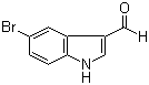 5-溴吲哚-3-甲醛分子结构 (CAS 877-03-2)