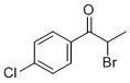 2-溴-1-(4-氯苯基)丙烷-1-酮分子结构 (CAS 877-37-2)
