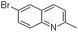 structure of CAS# 877-42-9, 6-Bromo-2-methylquinoline