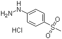 structure of CAS# 877-66-7, 4-甲磺酰基苯肼盐酸盐