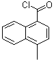 4-Methyl-1-naphthalenecarbonyl chloride molecular structure (CAS 87700-67-2)