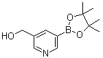 structure of CAS# 877149-81-0, 3-Hydroxymethyl-pyridyl-5-boronic acid pinacol ester