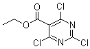 structure of CAS# 87848-14-4, Ethyl 2,4,6-trichloropyrimidine-5-carboxylate