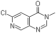 structure of CAS# 878743-46-5, 6-Chloro-3-methylpyrido[3,4-d]pyrimidin-4(3H)-one