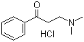 structure of CAS# 879-72-1, 3-(Dimethylamino)propiophenone hydrochloride