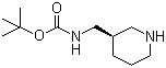 structure of CAS# 879275-33-9, (R)-[[哌啶-3-基]甲基]氨基甲酸叔丁酯