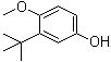 structure of CAS# 88-32-4, 2-tert-Butyl-4-hydroxyanisole