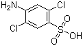 structure of CAS# 88-50-6, 4-Amino-2,5-dichlorobenzenesulfonic acid
