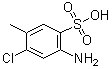 structure of CAS# 88-51-7, 3-氯对甲苯胺-6-磺酸
