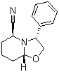 (3R,5S,8aR)-3-Phenylhexahydro-5H-[1,3]oxazolo[3,2-a]pyridine-5-carbonitrile molecular structure (CAS 88056-92-2)